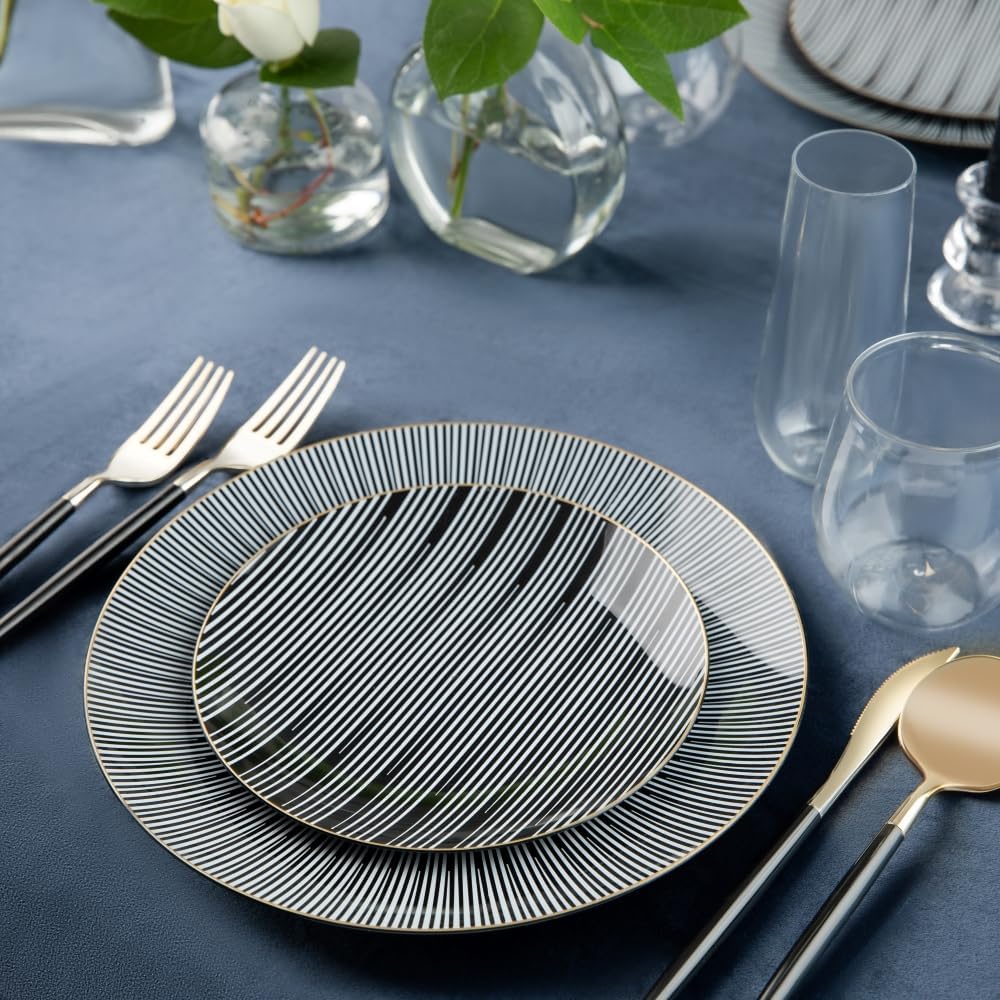 CoupeWare Monochrome Combo Pack - 7.5" & 10.25" Plates (#08747)