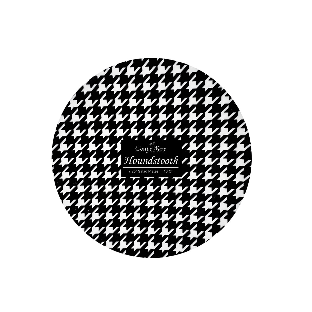 CoupeWare Houndstooth 7.5" Salad Plates (#08723)