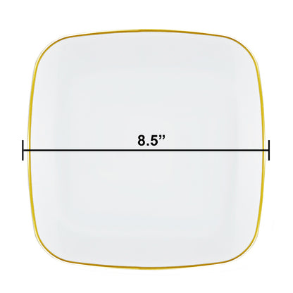 CoupeWare Basic Square 8.5" Dinner Plates (#08774)