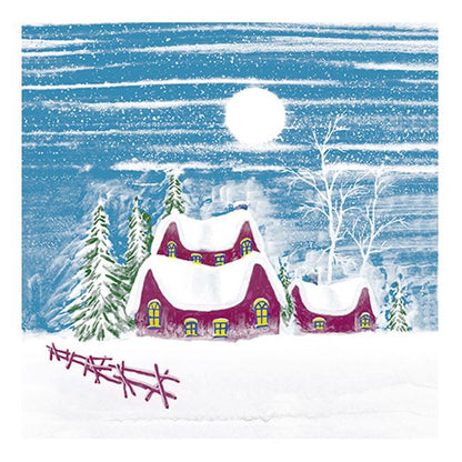 Christmas Lunch Napkins - Silent Night (#24289)